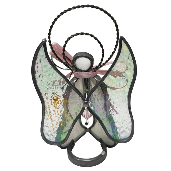 Vintage Classical Heirlooms 1991 Iridescent Birth Angel - Pink October 5 1/4” - Picture 3 of 6